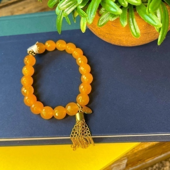 Nwt Betsy Pittard Designs Natural Stone Bracelet - Picture 2 of 2